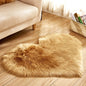 Plush Heart Shaped Carpet Non-Slip Fluffy Rug Floor Carpets For Living Room Home Decor