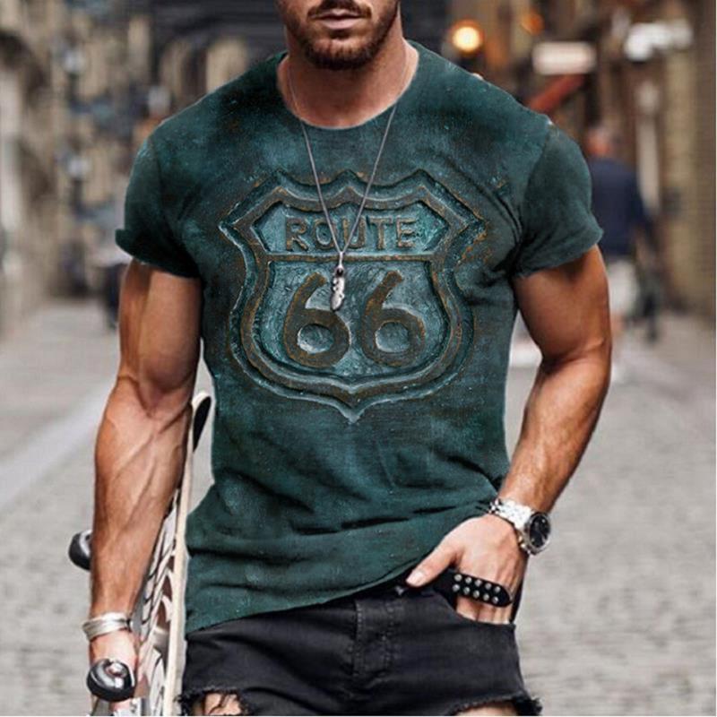 Oversize Clothes Retro Short Sleeve Men