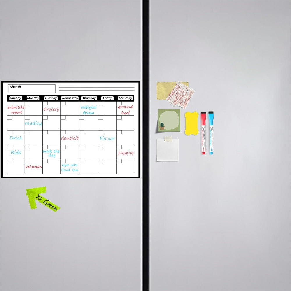 Magnetic Refrigerator Message Board Calendars