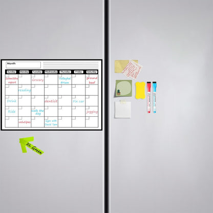 Magnetic Refrigerator Message Board Calendars