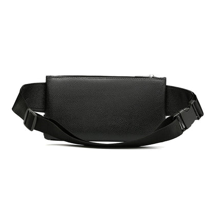 Men's Belt Bag Classic Solid Color Waist Bag Outdoor Leisure Travel Fanny Pack Purse