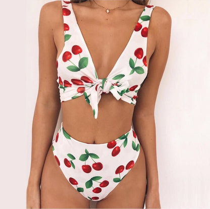 Bikini knotted swimsuit Cute Beachwear