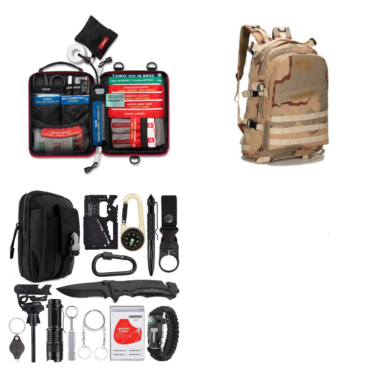 Amazon'S New Outdoor Camping Multi-Function Tool Wild Survival Equipment Sos Self-Defense Supplies