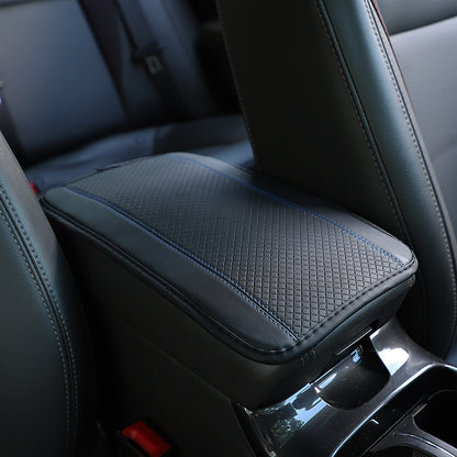 Automotive Fiber Leather Embossed Armrest Box Mat