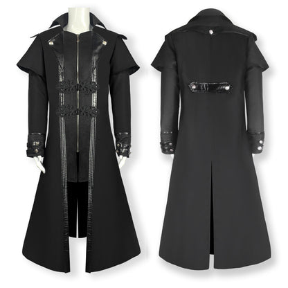 Medieval Gothic Mid-length Coat Cosplay Clothing