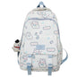 Cute Cartoon Printed Backpack Large Capacity Schoolbag