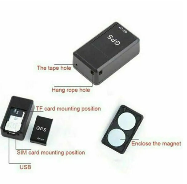 GF07 Mini Magnetic GPS Tracker Real-time Car Truck Vehicle Locator GSM GPRS USA