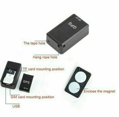 GF07 Mini Magnetic GPS Tracker Real-time Car Truck Vehicle Locator GSM GPRS USA