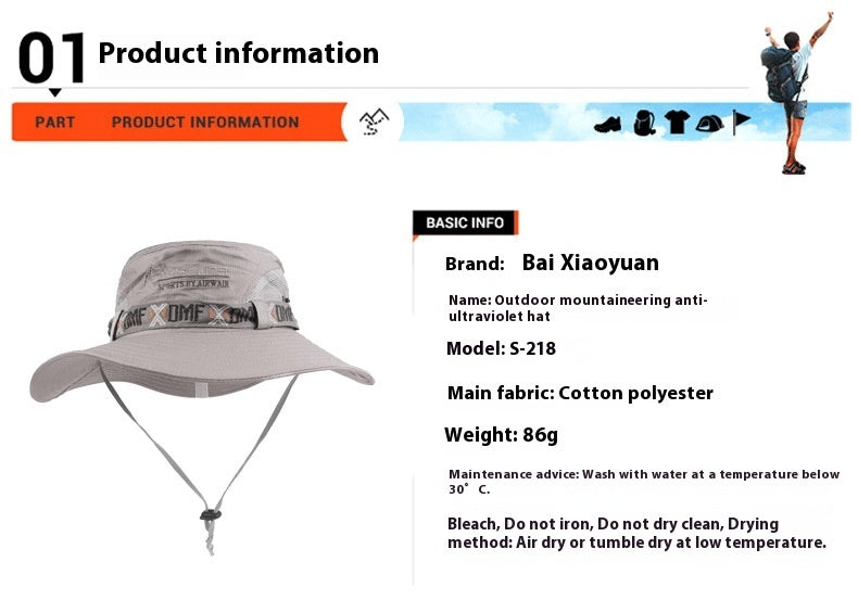 Men's Cotton Outdoor Sunshade Hat