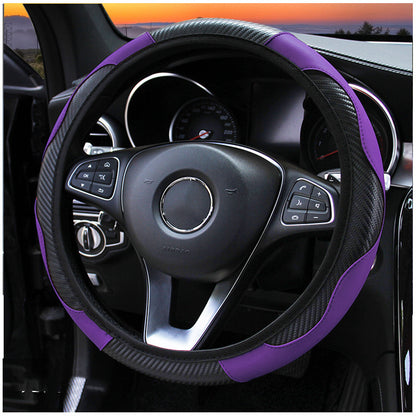 Car Steering Wheel Cover Carbon Fiber Sports Model