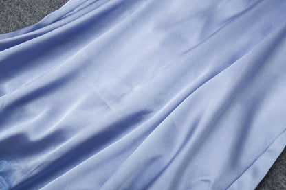 Women's Elastic Satin Nightdress  Lingerie Home Pajamas