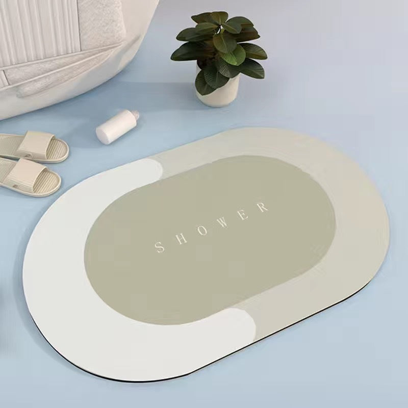 Bath Super Absorbent Mat Quick Drying Bathroom Carpet Modern Simple Non-Slip Floor Mats Home