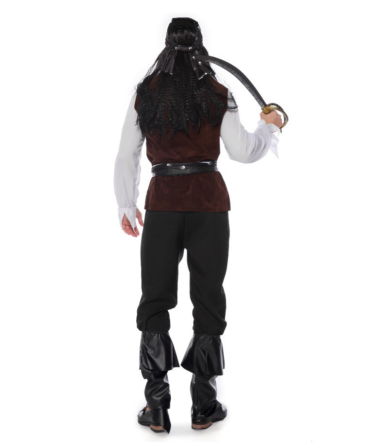 Men's Cosplay Clothes Halloween Pirates Of The Caribbean Clothing