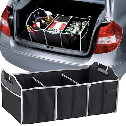 Car Multi-Pocket Organizer Large Capacity Folding Storage Bag Trunk