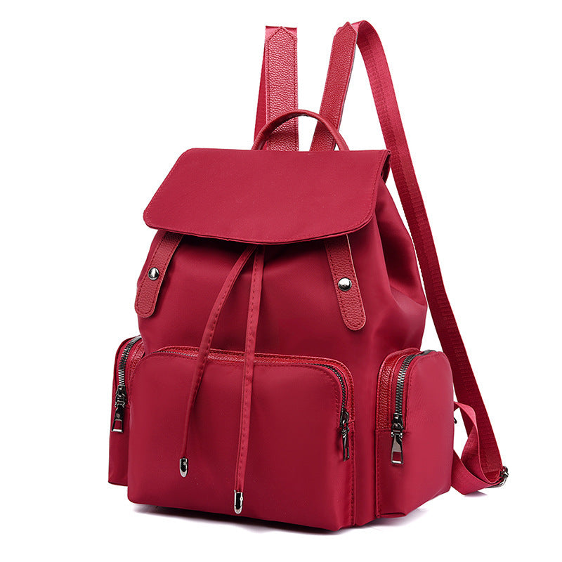 Oxford Cloth Light Backpack Large Capacity Schoolbag