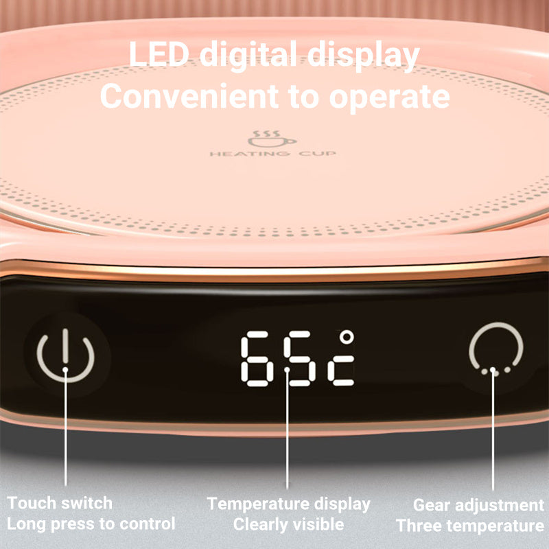 Coffee Mug Warmer Coaster Smart Heating Cup Thermal Insulation Constant Temperature Coaster Heating Pad Desktop