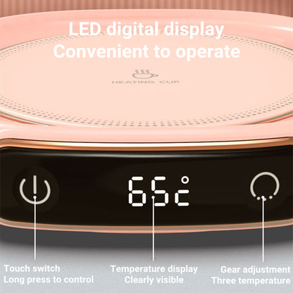 Coffee Mug Warmer Coaster Smart Heating Cup Thermal Insulation Constant Temperature Coaster Heating Pad Desktop