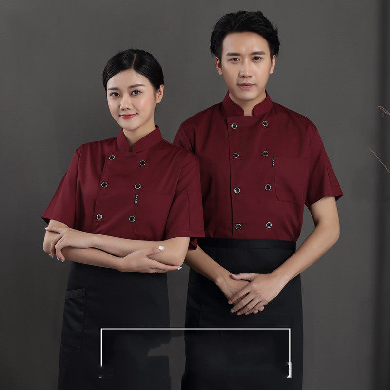 Chef Clothing Short-sleeved Summer Breathable Mesh