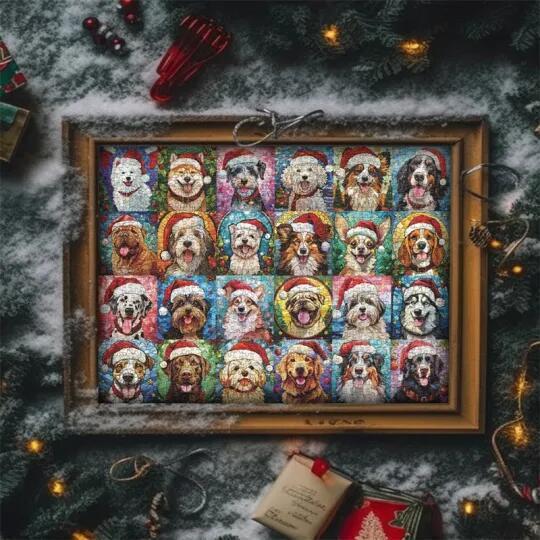 Merry Christmas Advent Calendar Puzzle