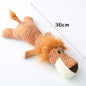 Plush Cartoon Puppy Dog Toy Pet Dog Chew Squeak Toys For Small Dogs Teeth Grinding Pet Products Dog Accessories