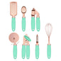 Kitchen Household Peeler Gadget Copper Plating 7 Piece Set