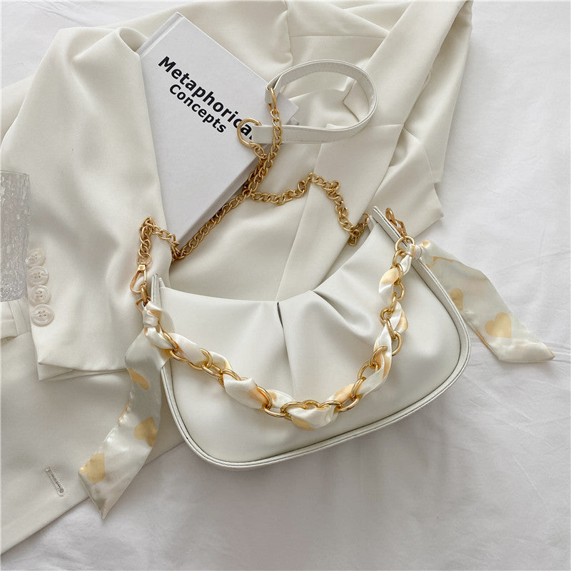Underarm Bag Texture Stylish Crossbody Fold Cloud Bag
