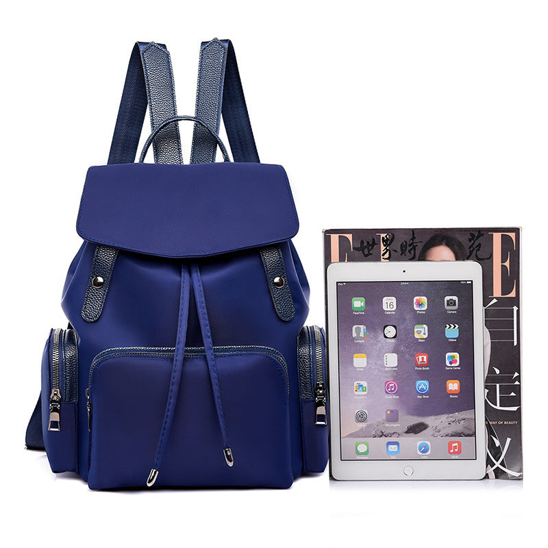 Oxford Cloth Light Backpack Large Capacity Schoolbag
