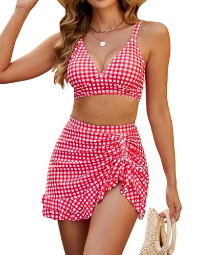 Split Bikini Cover Belly Slimming Swimsuit Suit