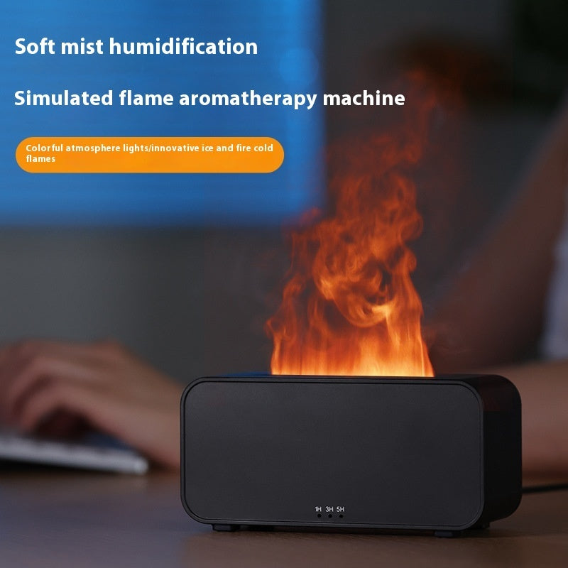 Timing Simulation Aroma Diffuser Household Flame Humidifier Aromatherapy Machine