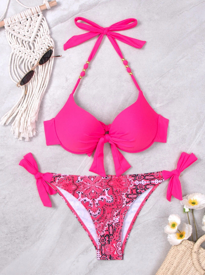 Ladies New Printing Quality Bikini Swimsuit