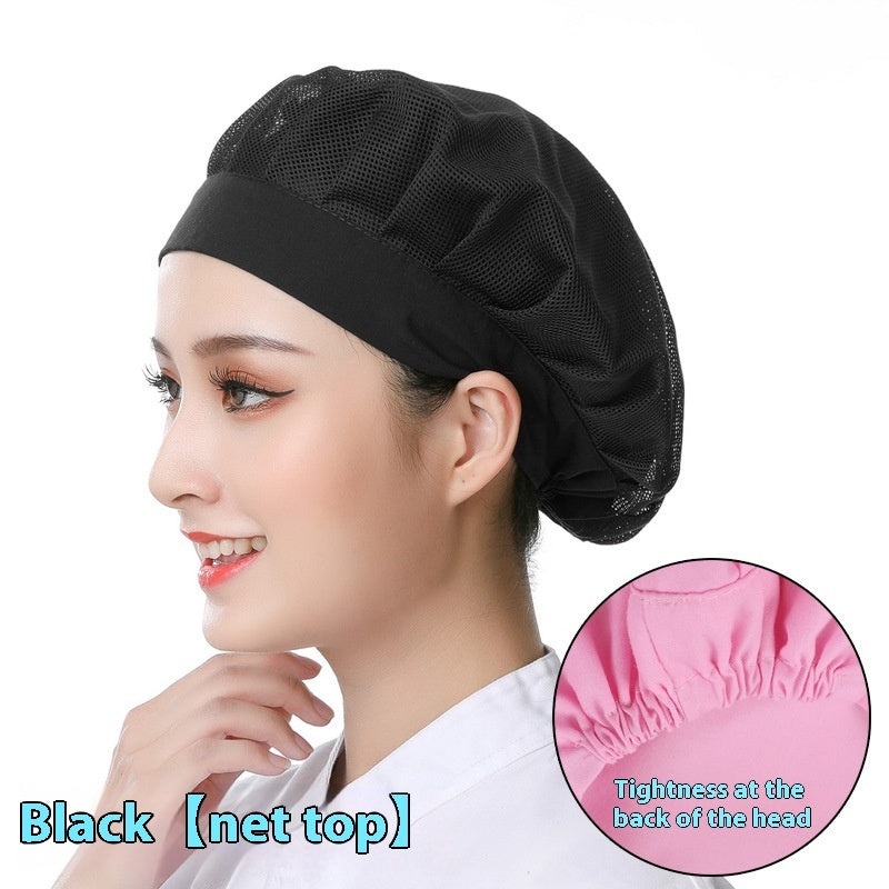 Workshop Work Cotton Female Male Factory Chef Cap Breathable Dust-free Food Hat