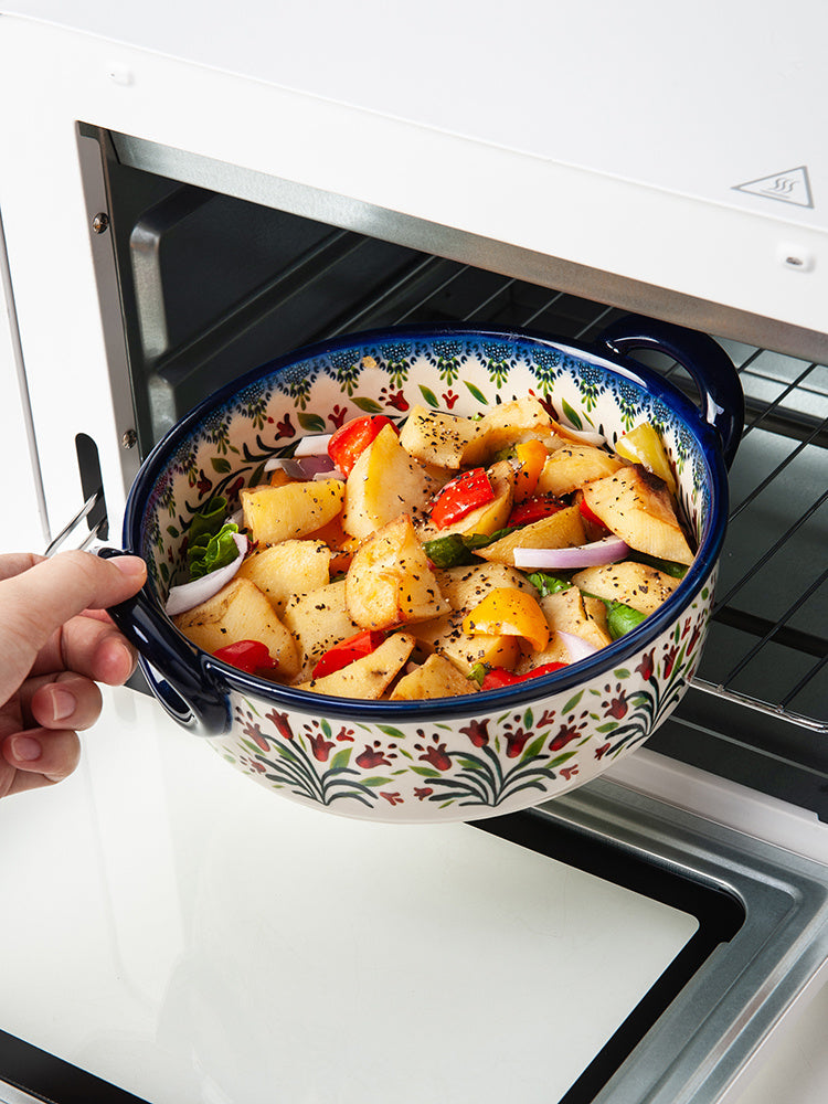 Glass Oval-shaped Baking Pan