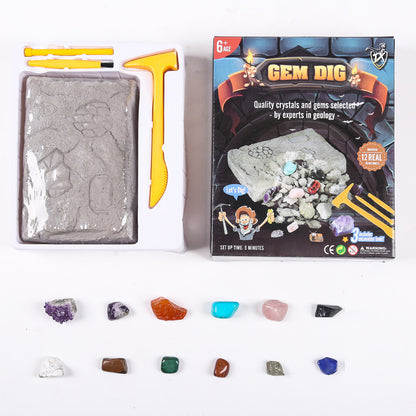 Gem Dig Kit Dig Up 17 Gems Science & Educational Toys Makes Great Kids Activities