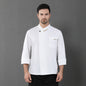 Chef Clothes Long Sleeved Catering Kitchen Coverall