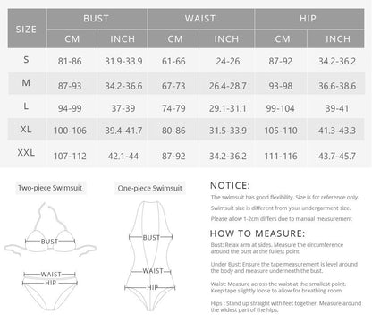 Women's Tube Top Stitching Split Bikini