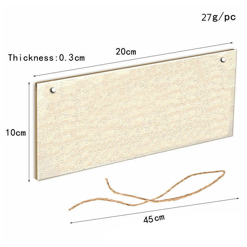 Garden Wooden Board Rules