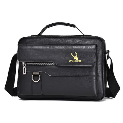Men's Messenger Bag One Shoulder Retro Business Backpack