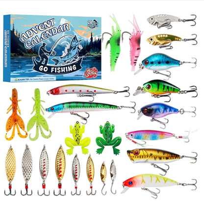 Christmas Advent Calendar Fishing Gear Set