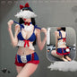 Sexy Lingerie Bow Cute Soft Girl Student Sexy Pajamas Uniform Suit Passionate Female Fantasy