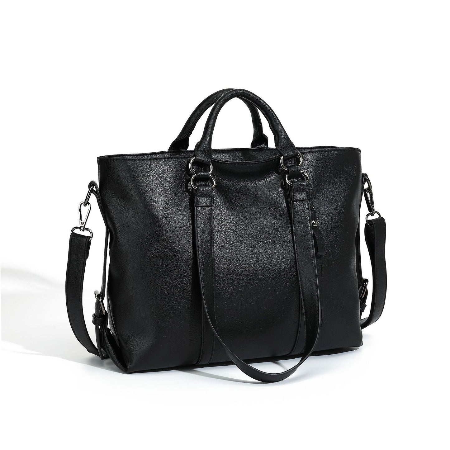 Soft Leather Large Capacity Totes One-shoulder Portable Purse