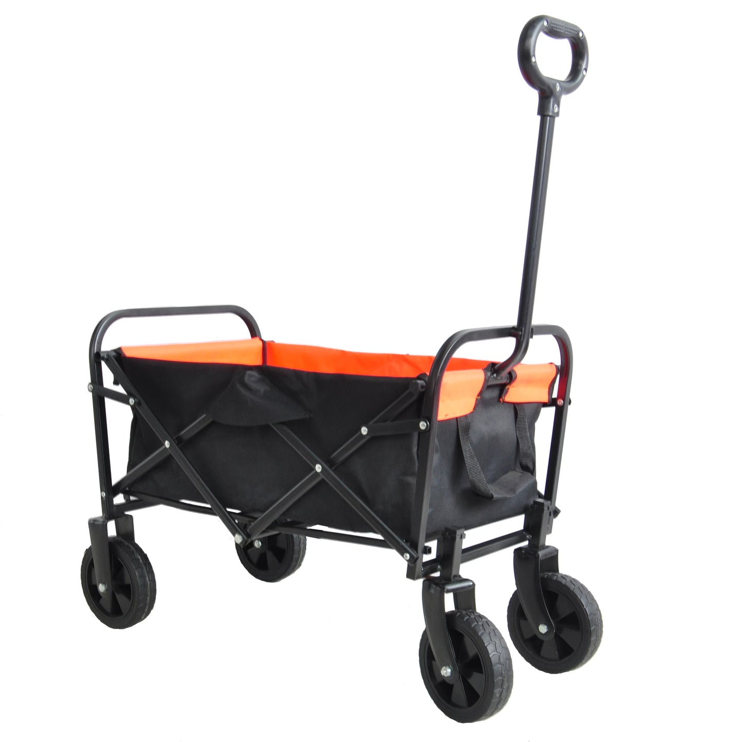 Mini Folding Wagon Garden Cart Shopping Cart Outdoor Camper Wagon Tools