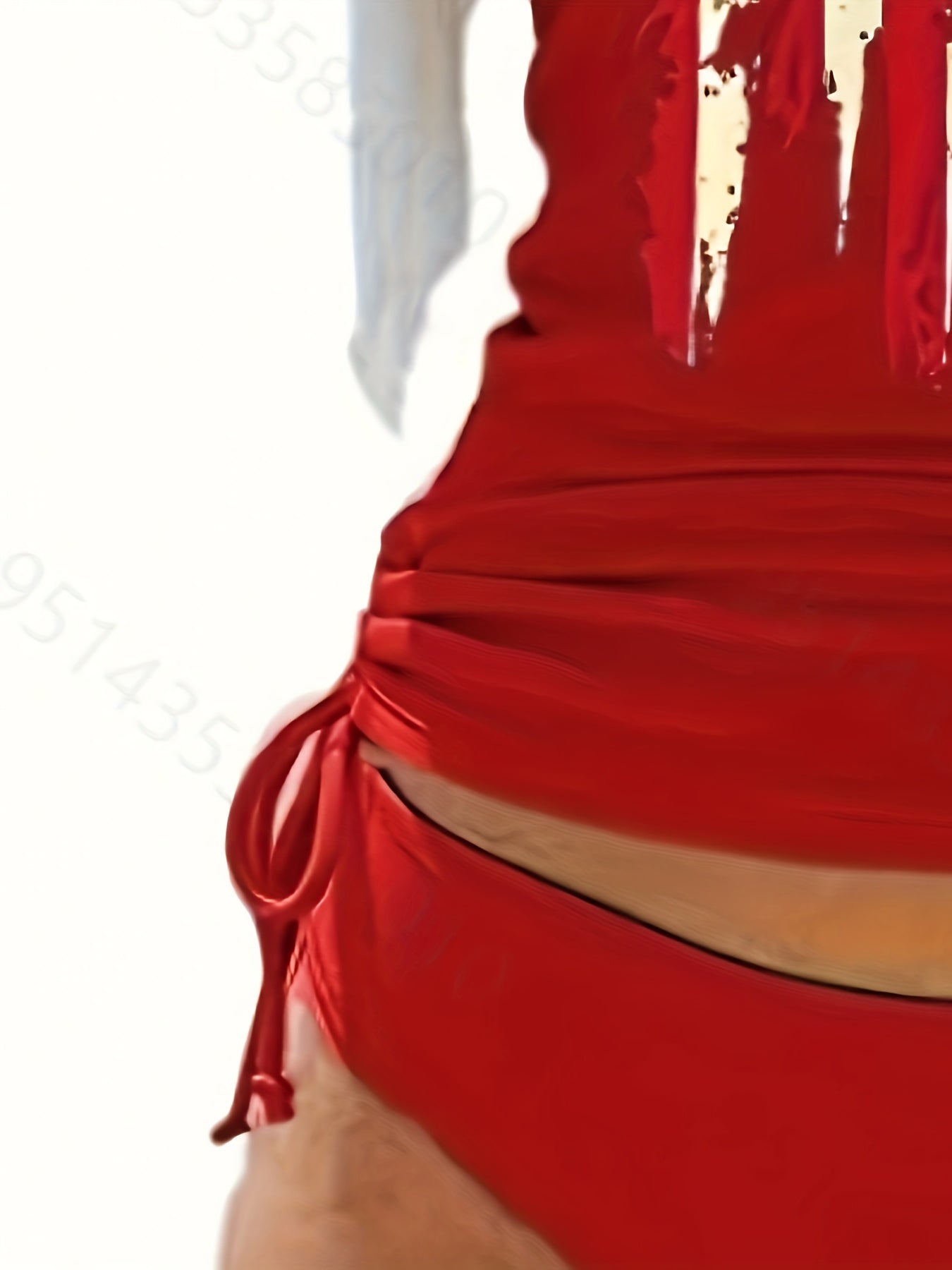 Women's Two-piece Casual Swimsuit Red