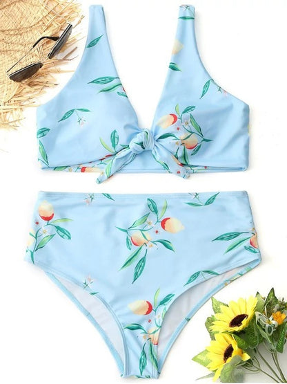 Bikini knotted swimsuit Cute Beachwear