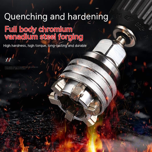 Universal Sleeve Wrench Head Multifunctional Electric Hand Drill Socket Wrench Adjustable Universal Sleeve Head