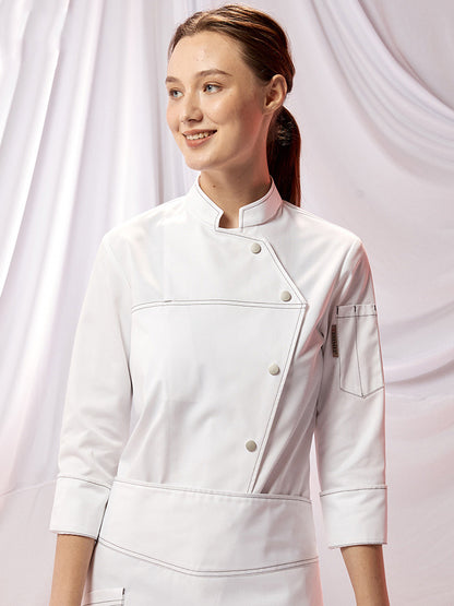 Chef Overalls Blouse Catering Dessert