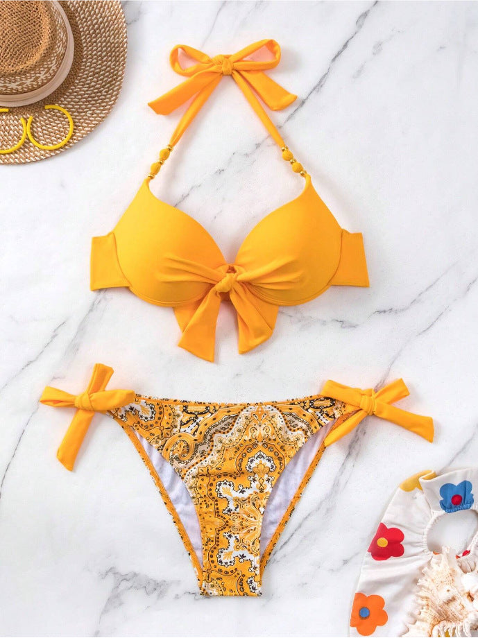 Ladies New Printing Quality Bikini Swimsuit