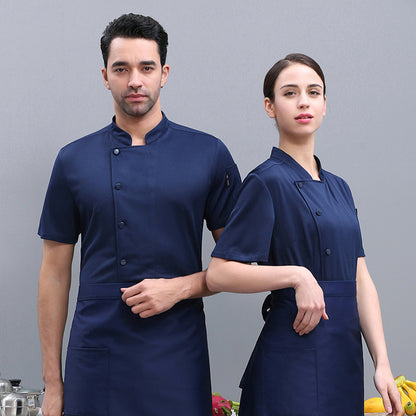 Men's Short Sleeve Fashion Chef Overalls