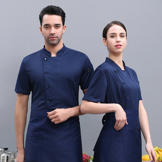 Men's Short Sleeve Fashion Chef Overalls