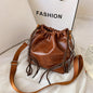 Pleated portable shoulder bag