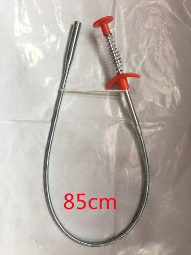 60CM Sewer Spring Pipe Dredging Tool Household Hair Cleaner Drain Clog Remover Cleaning Tools Household For Kitchen Sink Kitchen Gadgets